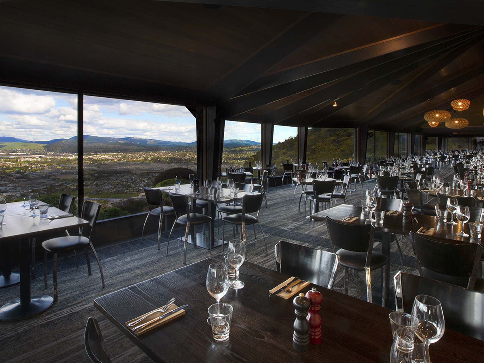 Inside view of Stratosfare restaurant